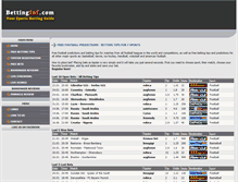 Tablet Screenshot of bettinginf.com
